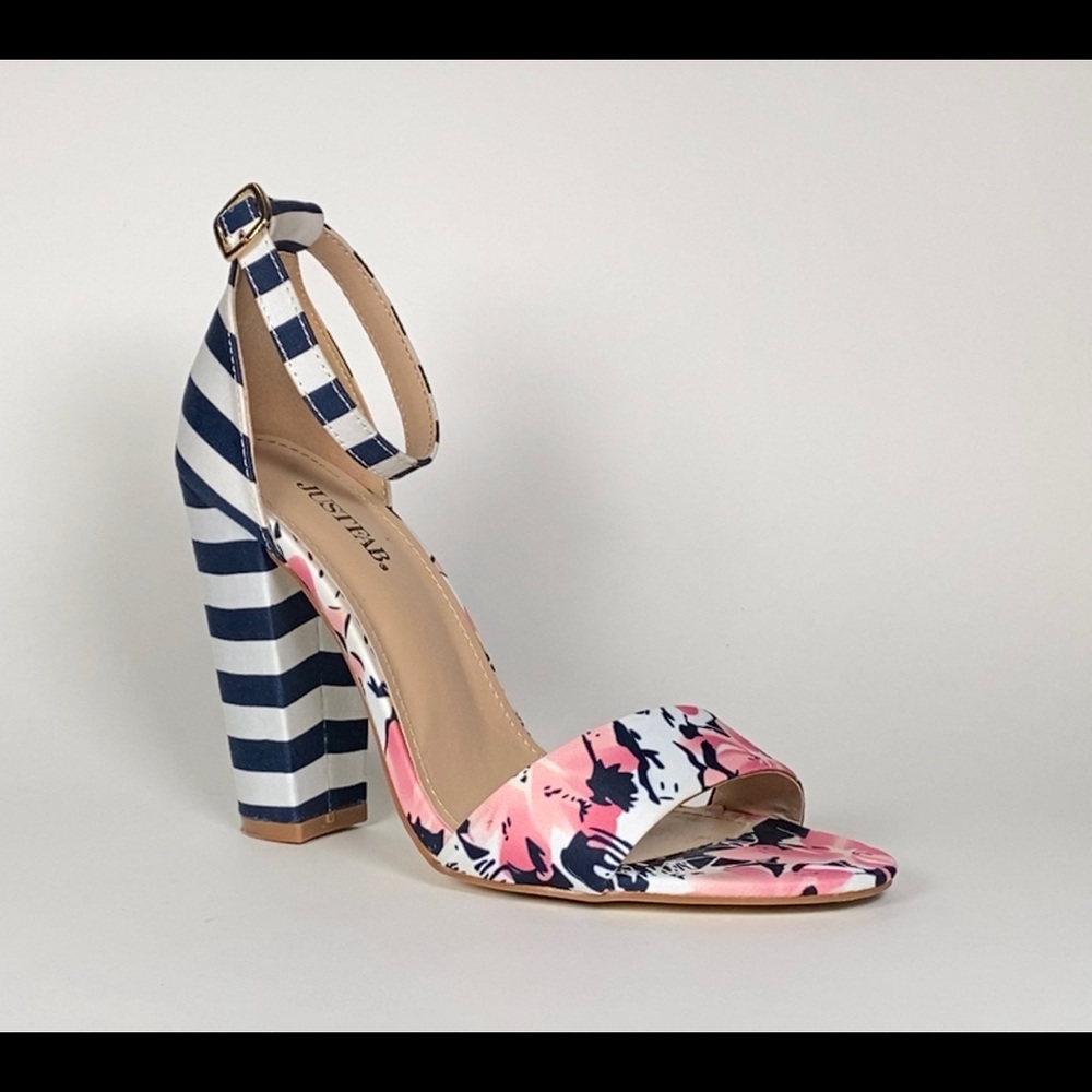 JustFab - floral heels
